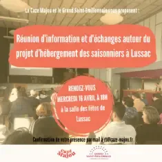 invitation reunion logement saisonniers